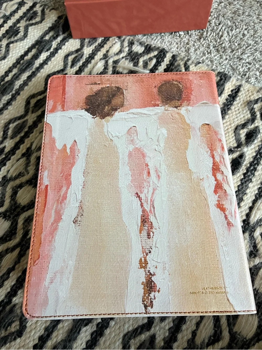 Amplified Holy Bible - Anne Neilson Angel Art Series (White Reddish Cover) SALE!